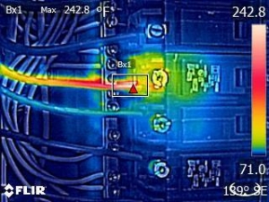 thermal imaging on microwave